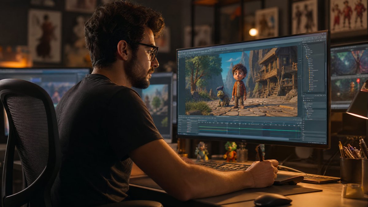Construção e Animação de Cenários e Objetos 2D e 3D